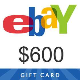 Ebay Gift Card $600