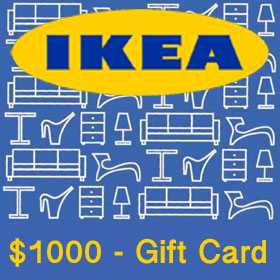 Ikea Gift Card $1000