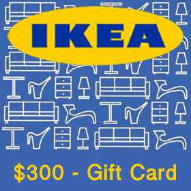 Ikea Gift Card $300