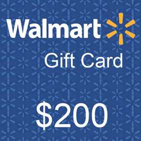 Wallmart Gift Card $200